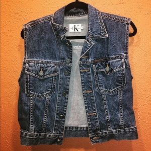 VINTAGE CALVIN KLEIN DENIM VEST